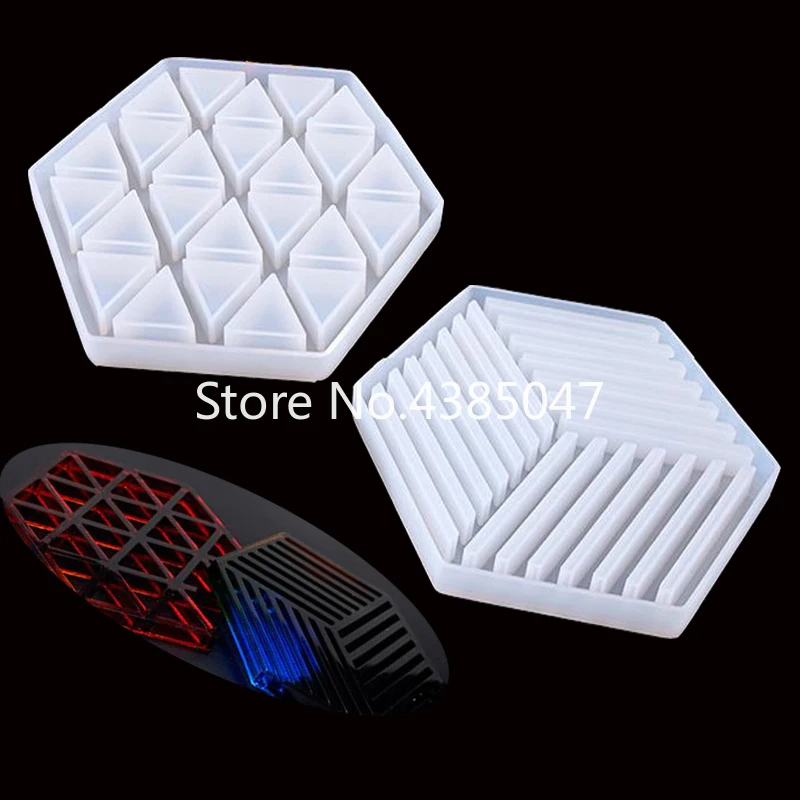 

Triangle Stripe Shaped Silicone Table Tray Molds Decoration Base Moulds Jewelry Accessories for Making Decorative Jewelry