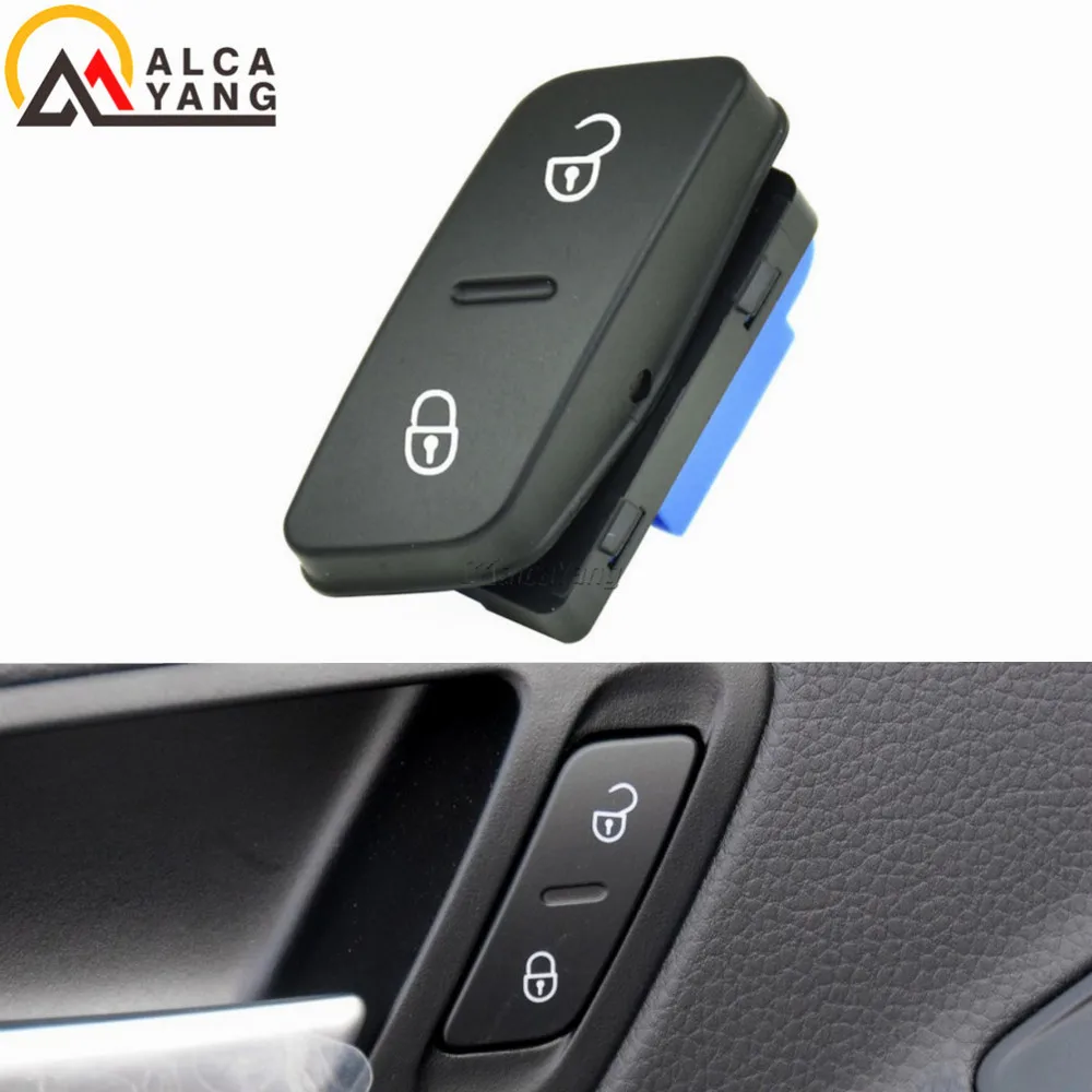 Car interior accessories Driver Side Central Door Lock Switch Control Button For Golf 5 MK5 Rabbit Tiguan Sharan Seat Alhambra