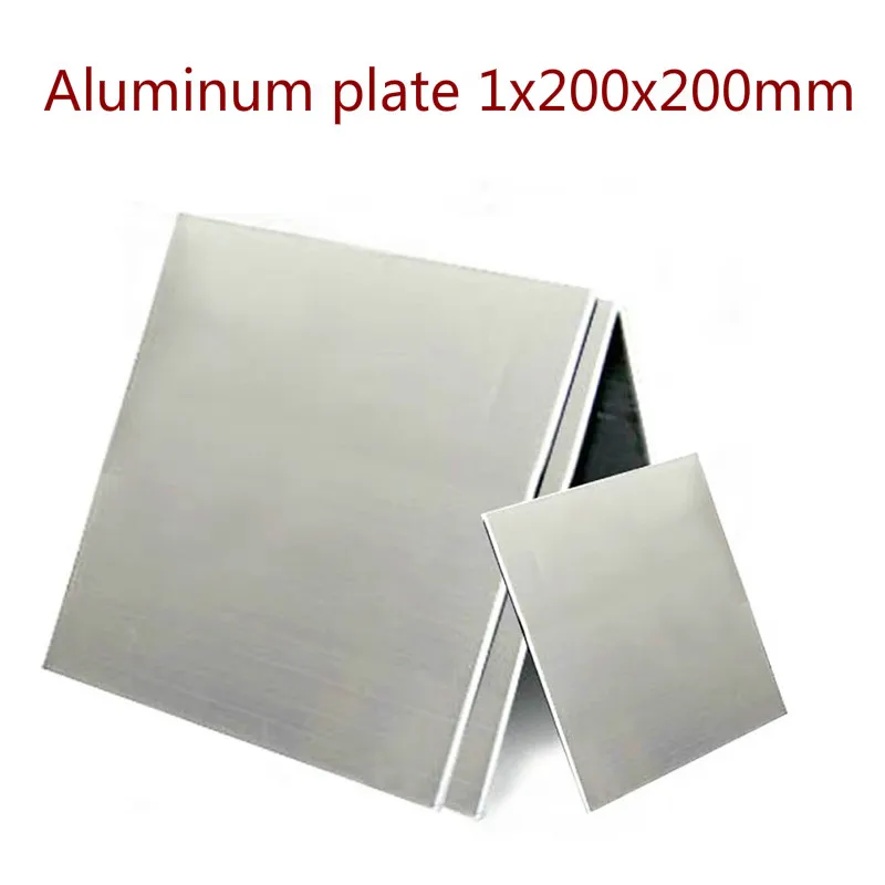 

1pcs 1x200x200mm aluminum alloy sheet DIY hardware aluminum plate DIY material