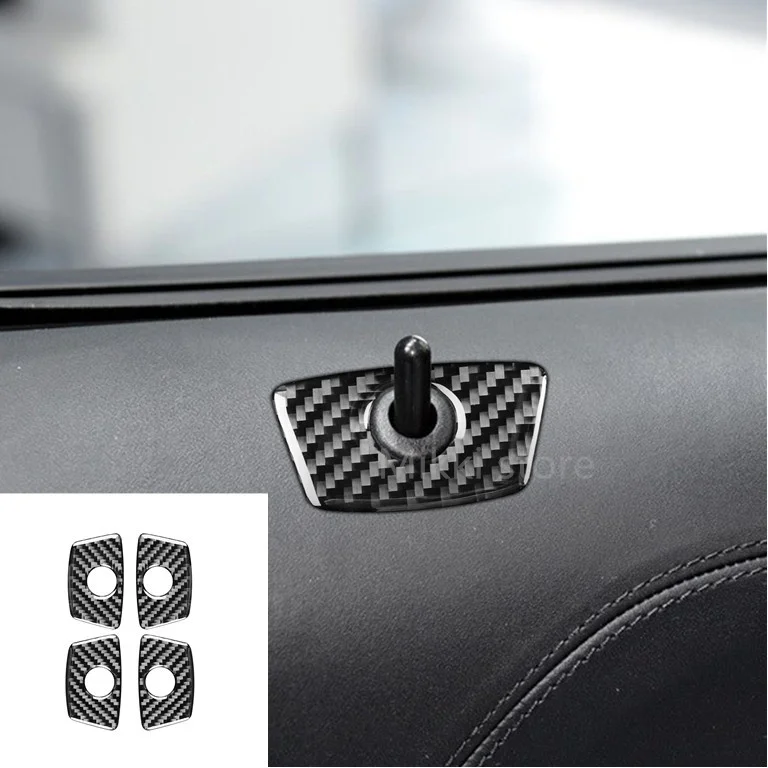 For Ford Explorer 13-19 Carbon Fiber Air Panel Windows Control Panel Gear Shift Frame Cover Automotive Interior Sticker Trim