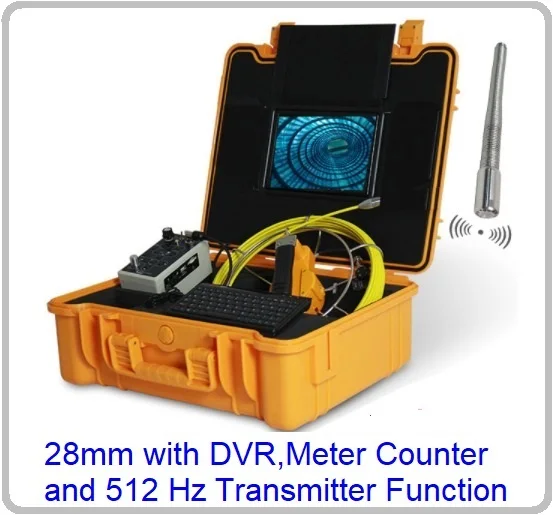 Pipe Sewer Drain Pipe Inspection Camera with DVR Recorder 7