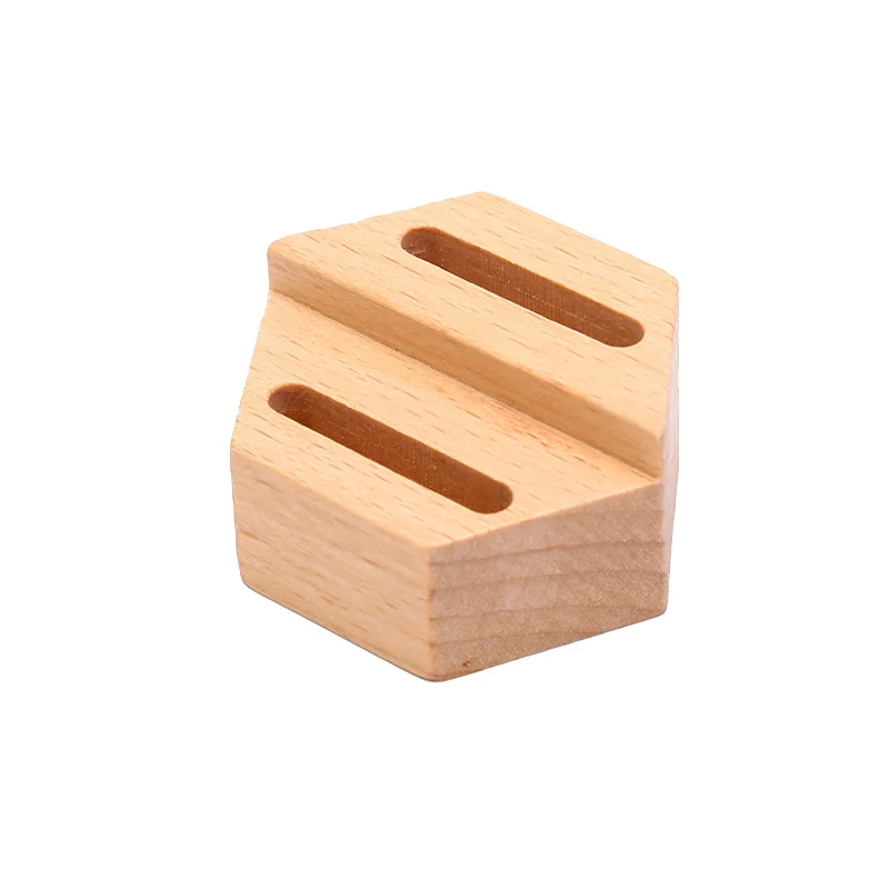 Wooden Hexagon Heart-shaped Ring Jewelry Box Container Wedding Ring Box For Earrings Necklace Bracelet Display Gift Box Holder