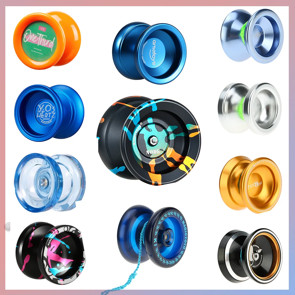 MAGICYOYO Y01 Professional Yoyo Alloy Unresponsive Yoyo 10 ball stainless KK bearing Yoyo for Advanced Player Kids Beginner