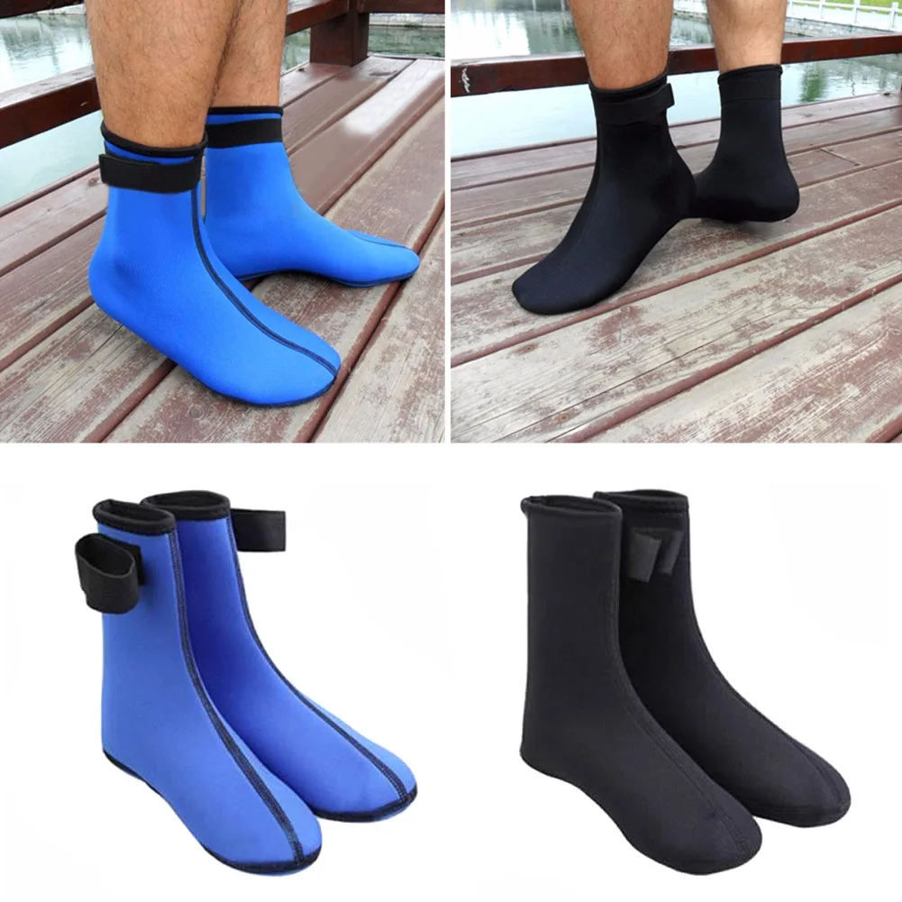 1Pair Swimming Surfing Diving Socks 3MM Neoprene Snorkeling Boots for Water Sports SAL99