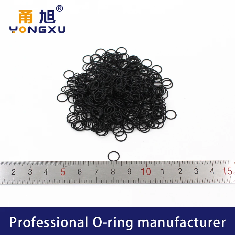 Nitrile Rubber 10PCS/lot Black NBR CS0.6mm thickness OD2.6/2.7/3.4/4.2/7.2/17.2/33/37.8*0.6mm O Ring Gasket waterproof watch