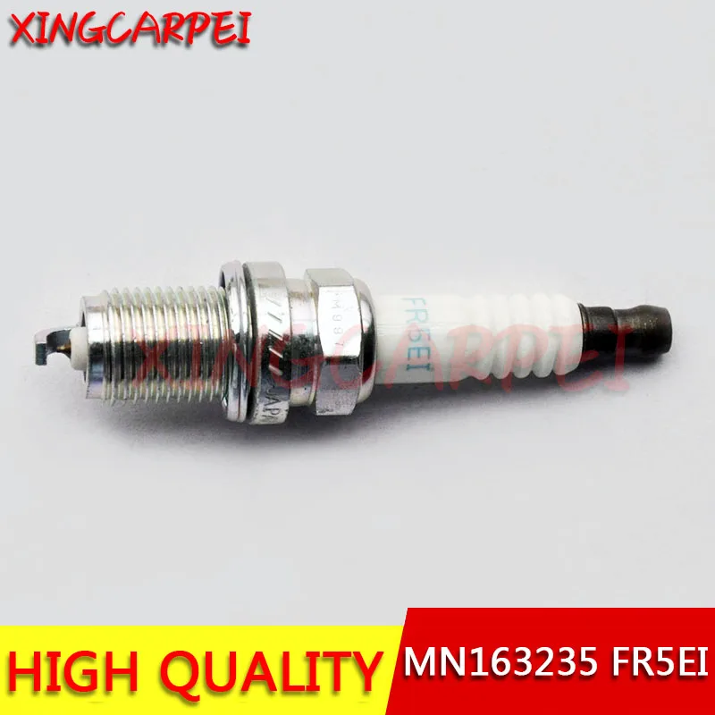 4pcs Iridium Spark Plug MN163235 FR5EI For Peugeot 4007 For Mitsubishi Outlander Delica D5 Citroen Auto Part