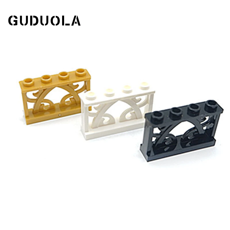 Guduola Special Brick 19121 Iron Fence 1x4x2 with 4 Knobs MOC Build Educational DIY Toys Parts 15pcs/LOT