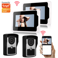 7inch wifi Wired Video Doorbell Intercom System Video Door Phone Monitor 1080P Outdoor Camera Door Bell for Home