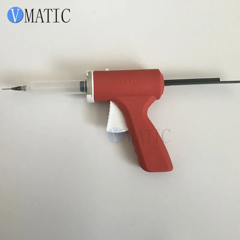 Free Shipping 5cc 5ml Plastic Soldering Flux Syringe Caulking Gun For Green Oil