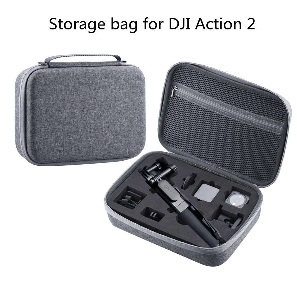 Carrying bag storage bag clutch bag suitable for DJI Action 2 Dual-Screen Combo/Power Combo