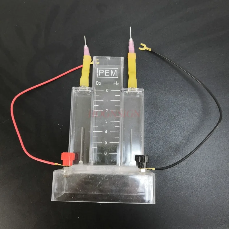 Hidrojen ve oksijen öğretim enstrüman su elektroliz deneyci kimya gösteri su elektroliz enstrüman