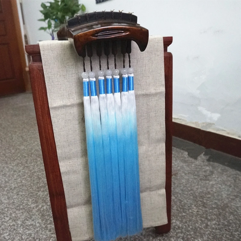 High-quality Guqin Tassel Sui Gradient Color High-grade Ice Silk Material Handmade a Variety of Colors Available