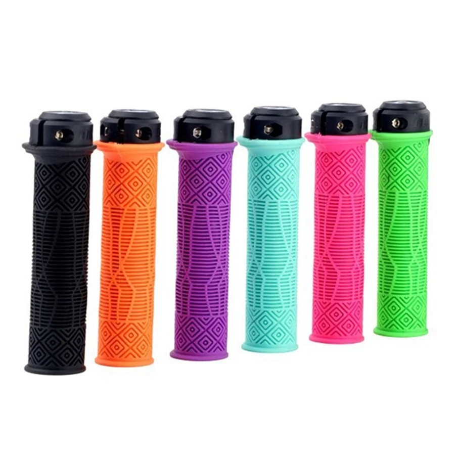 ODI MTB Bicycle Grip Lock-on 22.2MM Rubber Handlebar Grips Comfortable Anti-slip End Fit Folding BMX XC Balance Bike Accessories