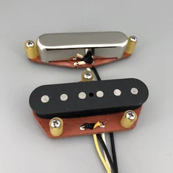 Vintage V50 Broadcaster Handwound Alnico 5 TL Guitar Pickups 42 Heavy Formvar Wires For Tele Guitar Well