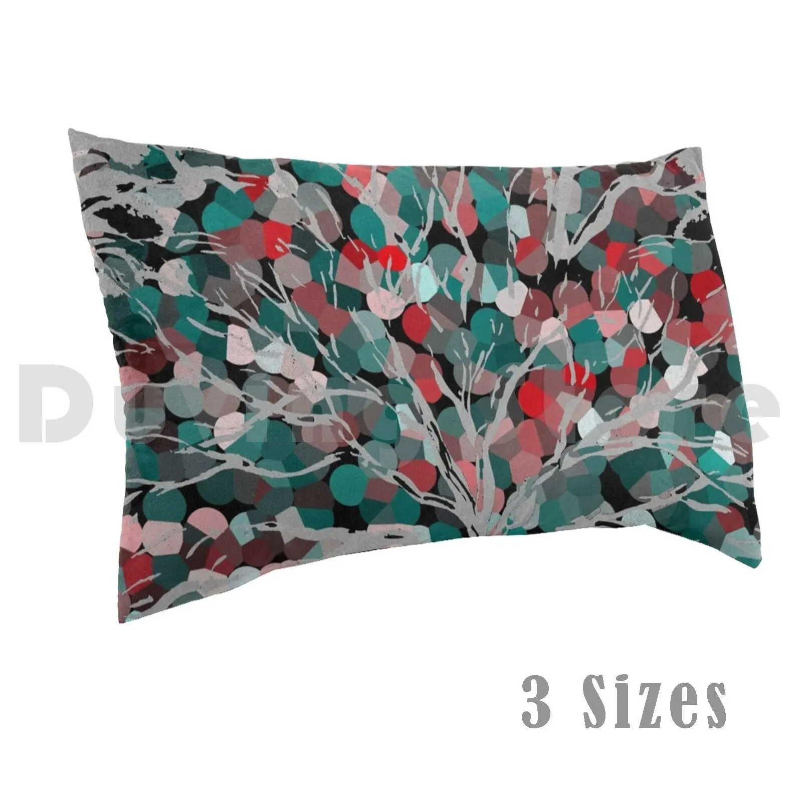 Crystal Blossom Pillow Case DIY 50*70 Pattern The Mind Mood Abstract Mystery Glitch Psychedelia Light