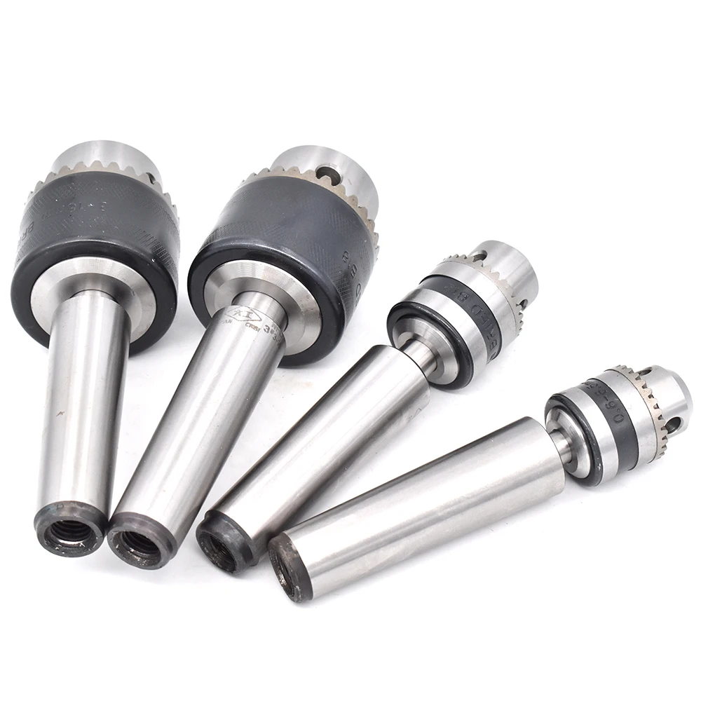 1set morse cone MT2 MT3 MT4 B10 B12 B16 B18 M10 M12 M16 Thread light Duty key Drill Chuck Taper Arbor for drilling machine