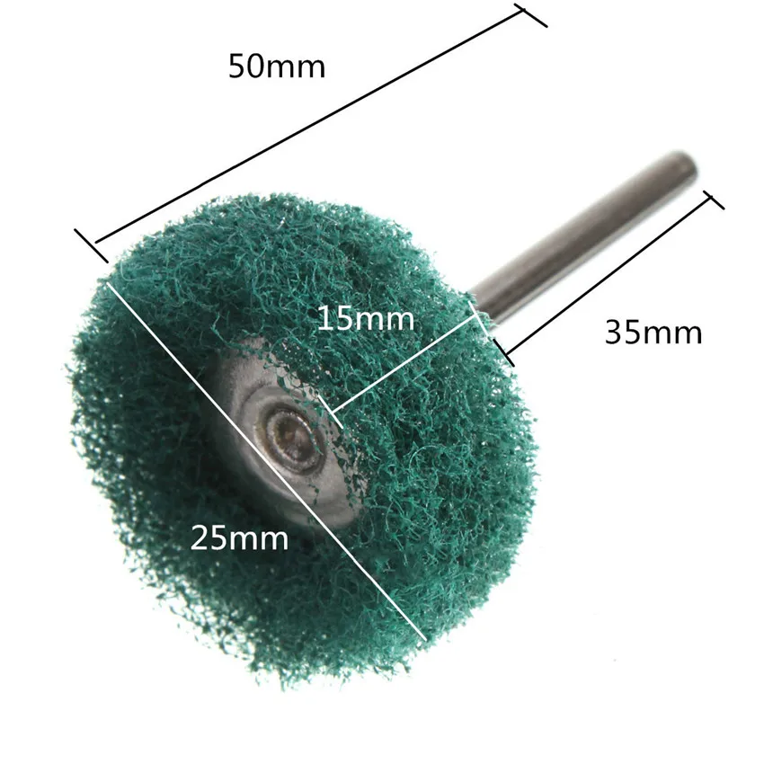 40pcs/set Polishing Grinding Head With Handle Polishing Brush Cleaning Removal Rust Polishing Abrasive Brush Machine Accessories