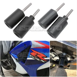 Motorcycle Black&Carbon No Cut Frame Sliders Crash Falling Protection For Suzuki GSXR1000 GSXR GSX-R 1000 K7 2007 2008