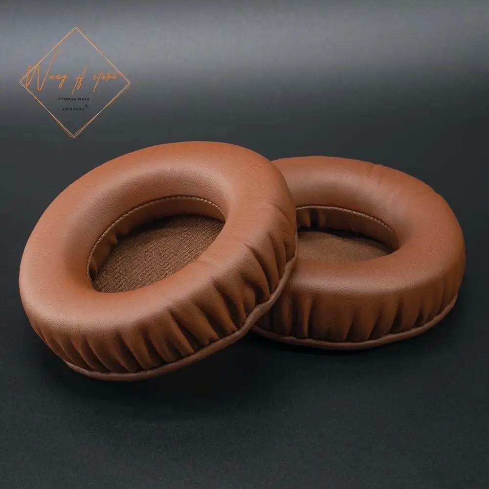 Brown Coffee Color Full Size Thick Memory Headphone Replacement Ear Pads Cushions EarPads For Headset