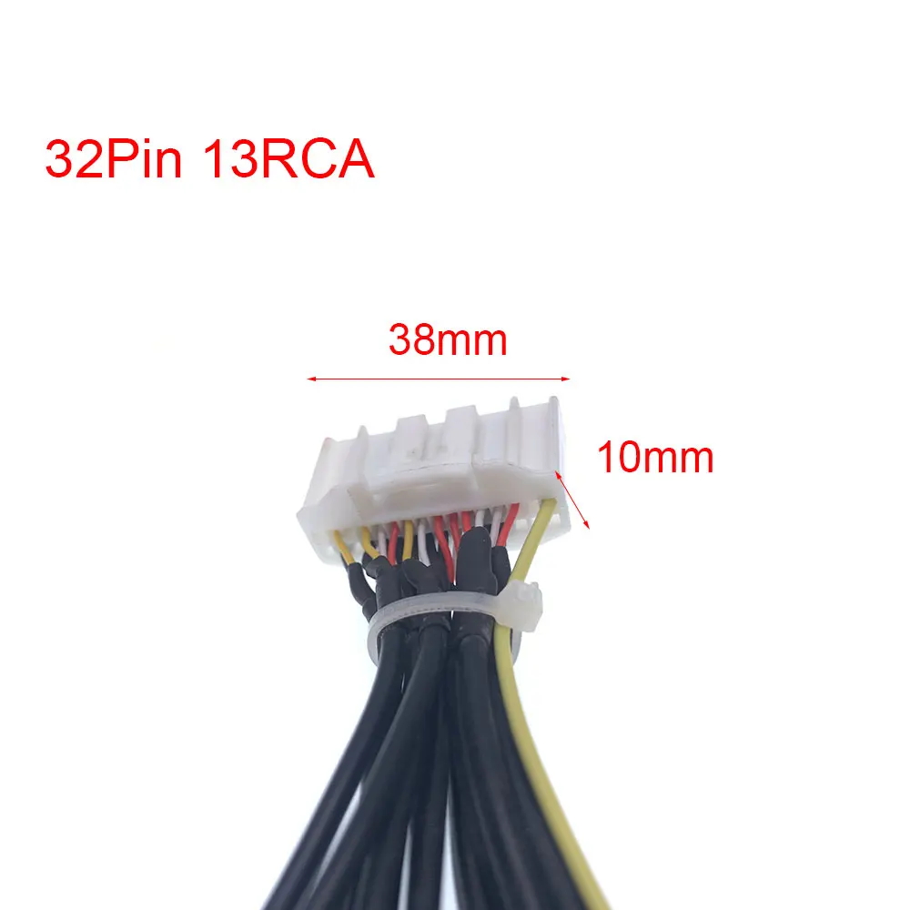 Car 32 Pin Stereo Radio 13 RCA With Aux Input Wiring Harness Adapter Cable  for Pioneer AVIC X850BT AVIC X8510BT X950BH Z150BH