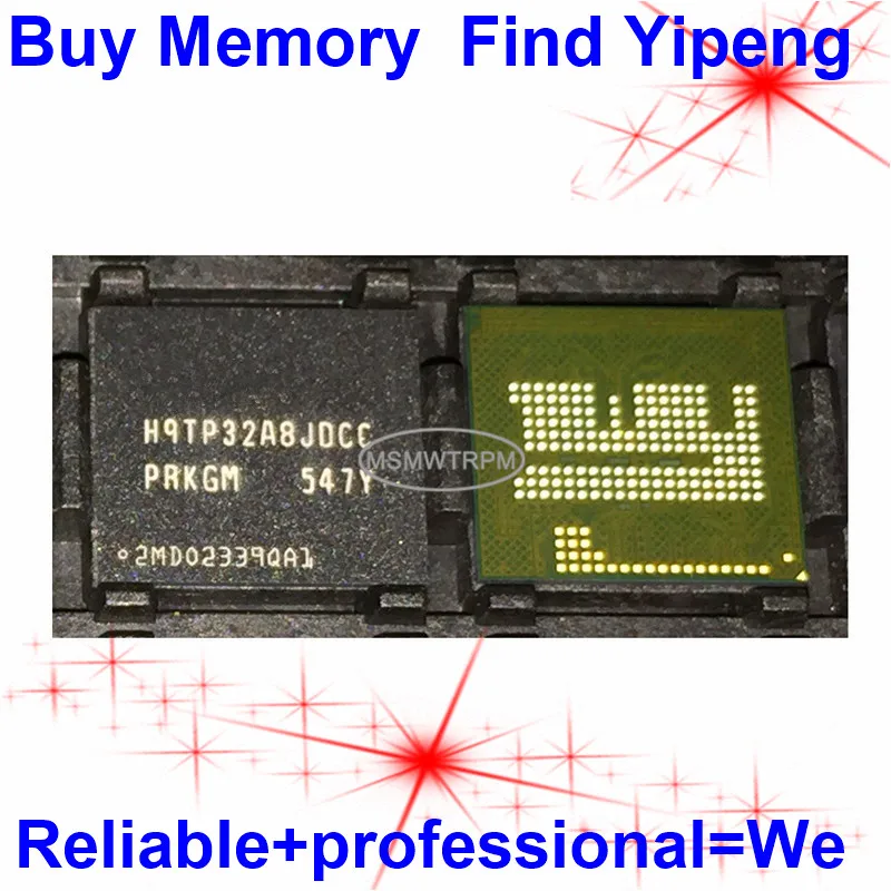 

H9TP32A8JDCCPR-KGM 162FBGA EMCP 4+8 4GB RPMB clean empty data Memory Flash H9TP32A8JDCC