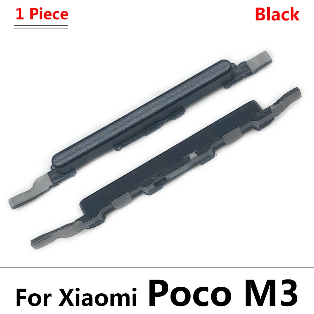 NEW Tested Side Keys Power and Volume Buttons Replacement For Xiaomi Poco M3 F2 X4 Pro 5G X4 GT Volume Button + Power ON / OFF