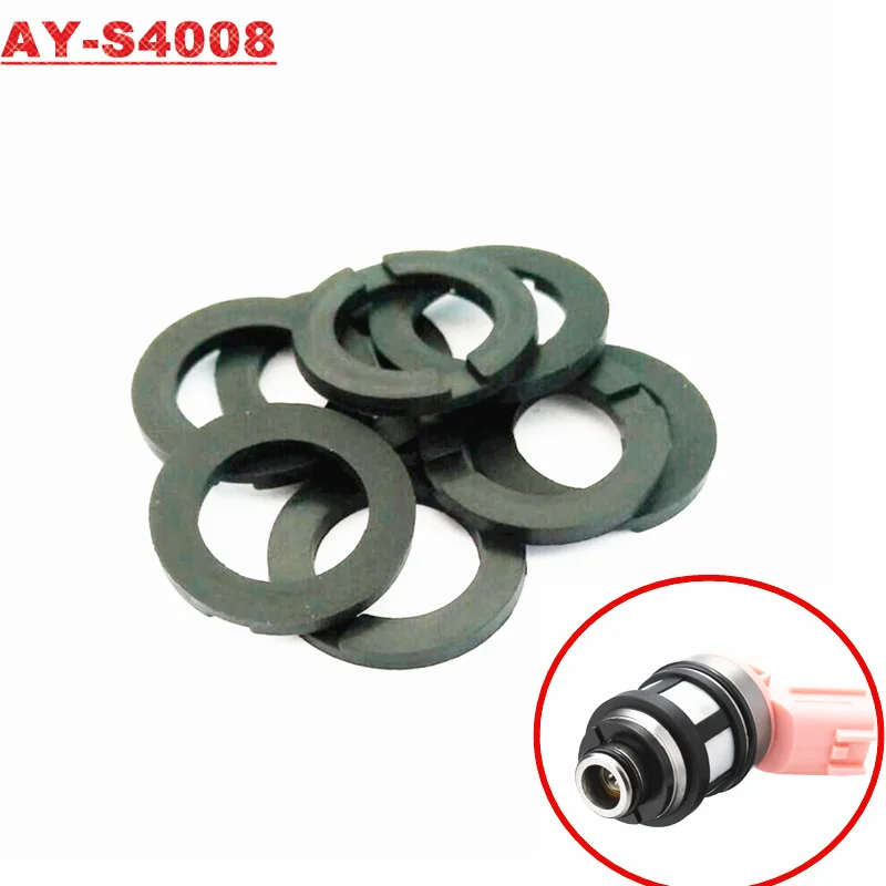 high quality 50pieces rubber seals 19.3*12.3*1.95mm for Nissan JS23-4 16600-9S200 16600-1B000 fuel injector repair kit AY-S4008