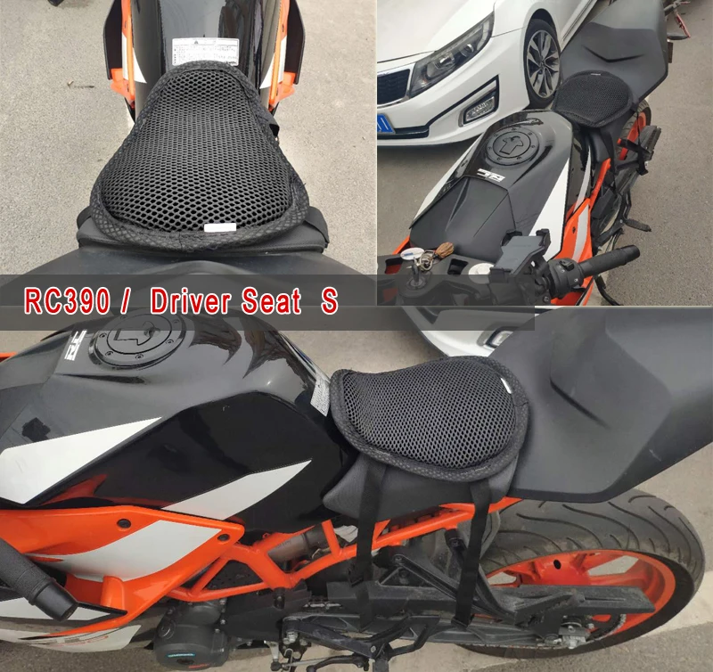 Reessor 3D Motorfiets Zitkussen Warmte-isolatie En Zon Bescherming Motorfiets Ademend Koeling Seat Cover