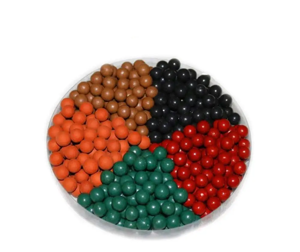 500/1000pcs Slingshot Beads Beads Mud Beads proca do polowania Mud balls Ammo solidna deska do rysowania glina Mud Eggs do polowania