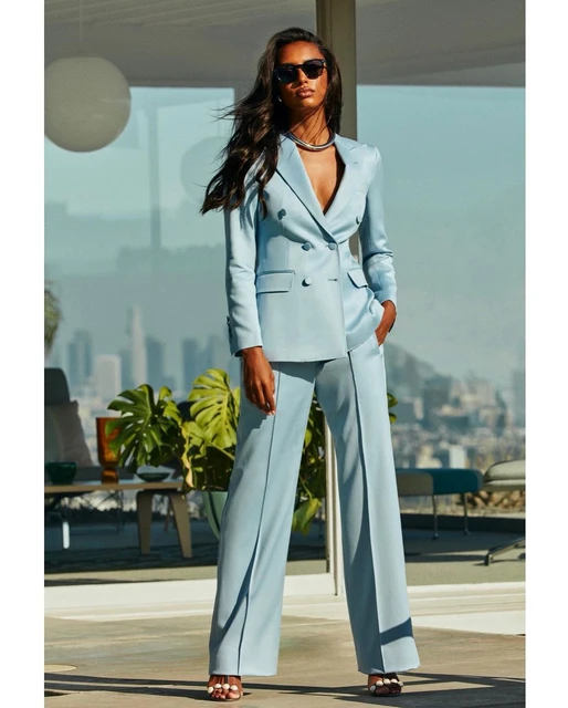 Womens cocktail attire papillary pant suits