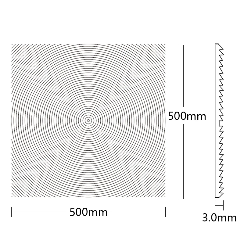 Fresnel lens 500x500mm F620mm large 27.8\