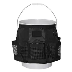 5 Gallon Car Storage Bucket Organizer Vehicle Hanging Wash Tool Storage Bag Pouch Multifuntion Outdoor Fishing Buckets