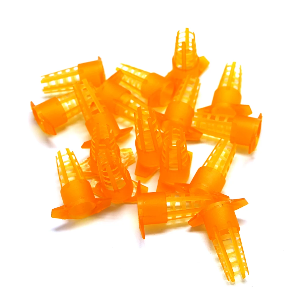 20pcs Supplies Tools for Hive Bee king protection cover rearing tools new bees queen cages cell plastic anti bite accessories