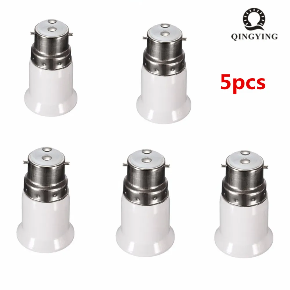 Lâmpada LED Lâmpada Base Conversão Holder, B22 a E27 Socket Adapter, Conversor de luz, Peças de iluminação