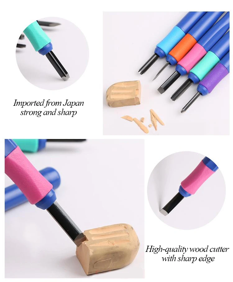 Sakura Holzschnitz messer tragbare Kunst Stift messer für Kunst Holz schnitzwerk zeuge Handwerk Reparatur Multi DIY Handwerkzeuge 1pc – Detail 7