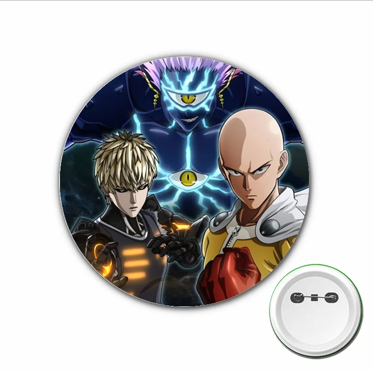 3pcs Japan anime One-Punch Man Cosplay Badge Cartoon Pins Brooch for Clothes Accessories Backpacks bags Button Badges