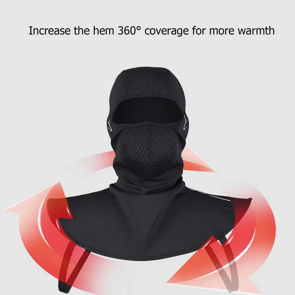 Winter Balaclava Unisex Face Cover Cold Weather Windproof Ski Masks Elastic Fabric Hood Snow Gear For Men Women Neck Warmer W