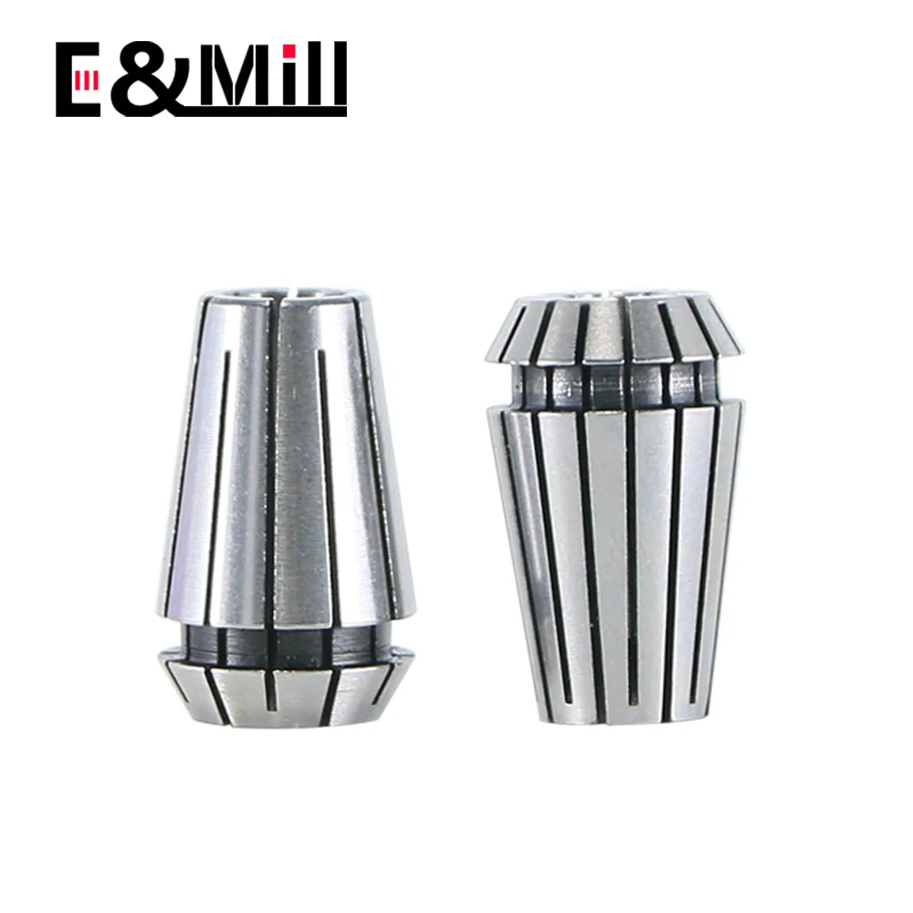 1PCS ER Collet Chuck ER8 1~5mm 5.5mm 6mm Precision 0.015 For CNC Milling Tool Holder Engraving Machine Lathe Mill Spring Chuck