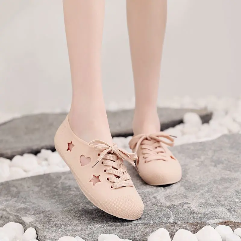 Women Casual Shoes 2021 New Ladies Waterproof Flats Comfy Soft Zapatos Mujer Walking Footwear 2021 Spring Summer New Rain Shoes
