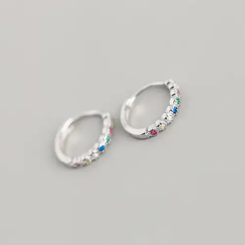 WANTME Pave CZ INS Luxury Olive Branch Leaf Stud Earrings for Women Real 100% 925 Sterling Silver Teen Gift Fine Hoop Jewelry - Image 13