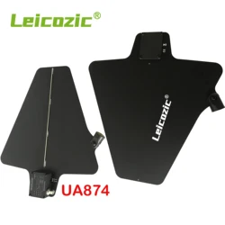 Leicozic UA874 Two Active Directional Antenna & Splitter System Kit UHF Antena Integrated Amp For Microphone Wireless UHF470-950