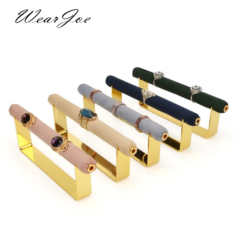 Top Finger Rings Display Rack Photography Props Metal Presentation Stand Bague Jewelry Organizer Bracelet Bangle Storage Holder