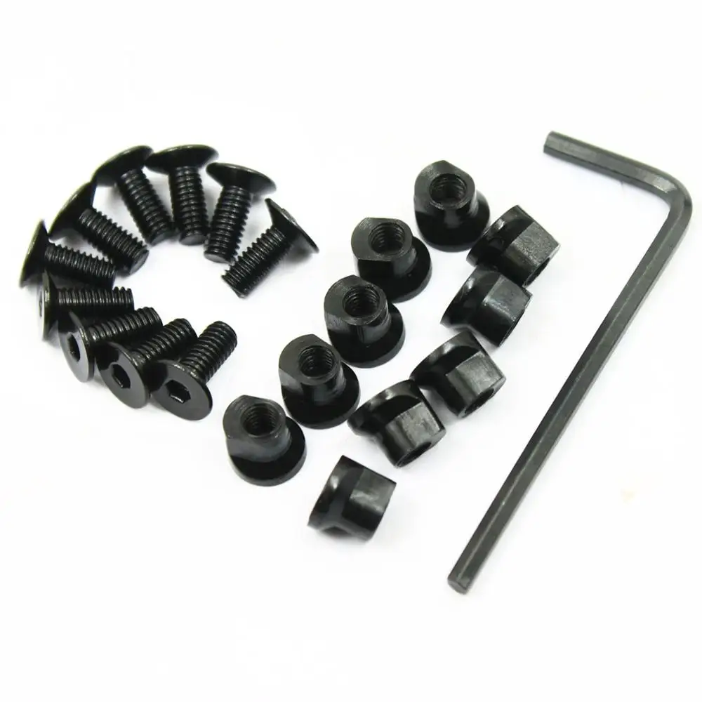 airsoft ar 15 gun accessoires tactical 10pcs Universal Keymod Rail Screws and Nuts for hunting