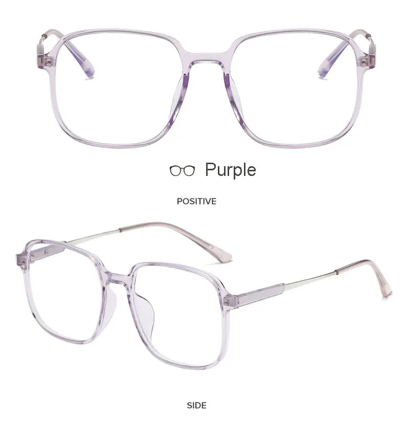 Retro Kunststoff Brillen Rahmen Unisex Vollrand Brillen Anti Blue Ray Myopie Gläser Neue Ankunft Heißer Verkauf Brille – Detail 16