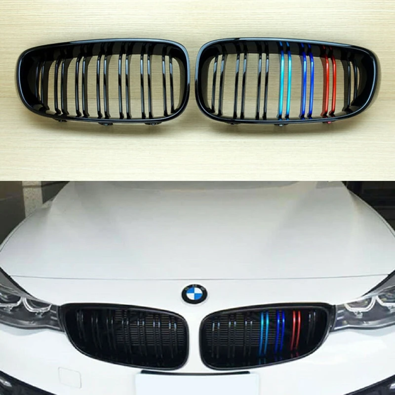 

Car Front Grill Front Bumper Front Grille Hood For BMW F34 3 Series GT Gran Turismo 340i 328i xDrive 2013-2020 ABS Gloss Black