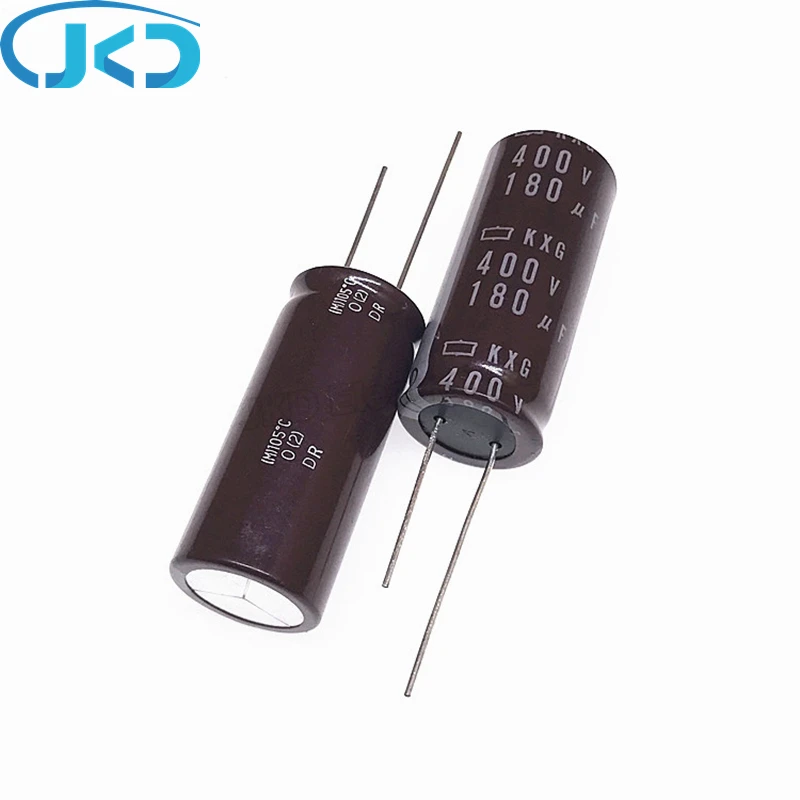 10pcs Original 180uF 400V NCC KXG Series 18*40mm Long Life 400V180uF Aluminum Electrolytic capacitor NIPPON CHEMI-CON