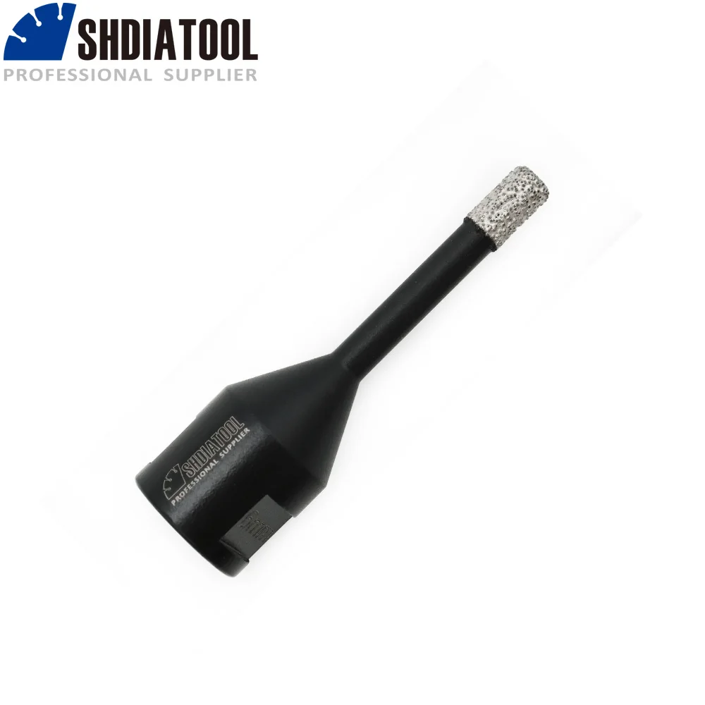 SHDIATOOL 2 قطعة M10 6 مللي متر فراغ صنع من النحاس الماس الحفر بت الحفر الجاف بت الأساسية للجرانيت الرخام بلاط السيراميك هول المنشار