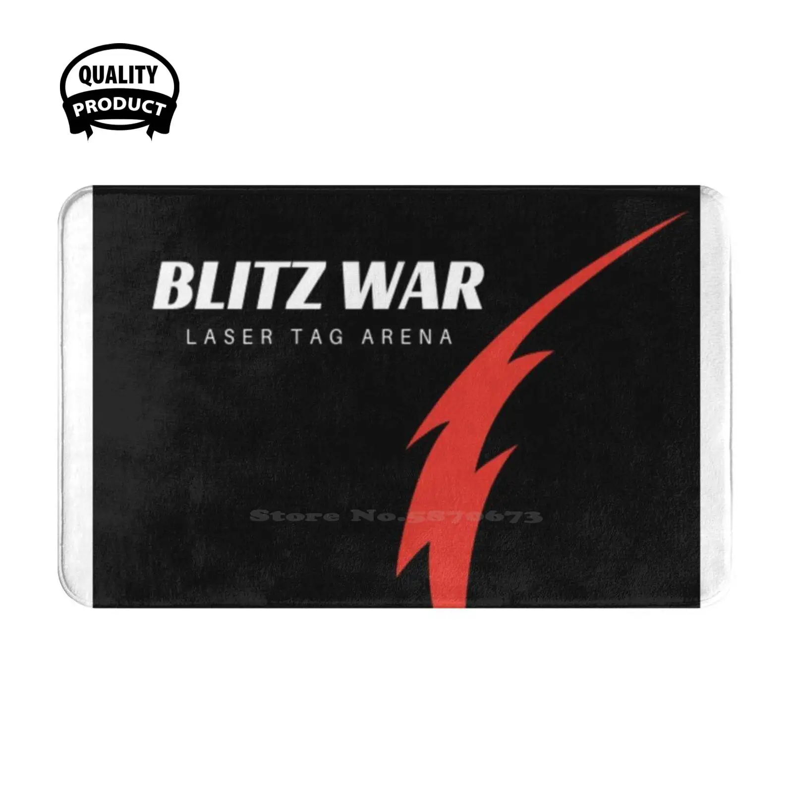 Blitz War Soft Cushion Home Carpet Door Mat Car Rug Laser Tag