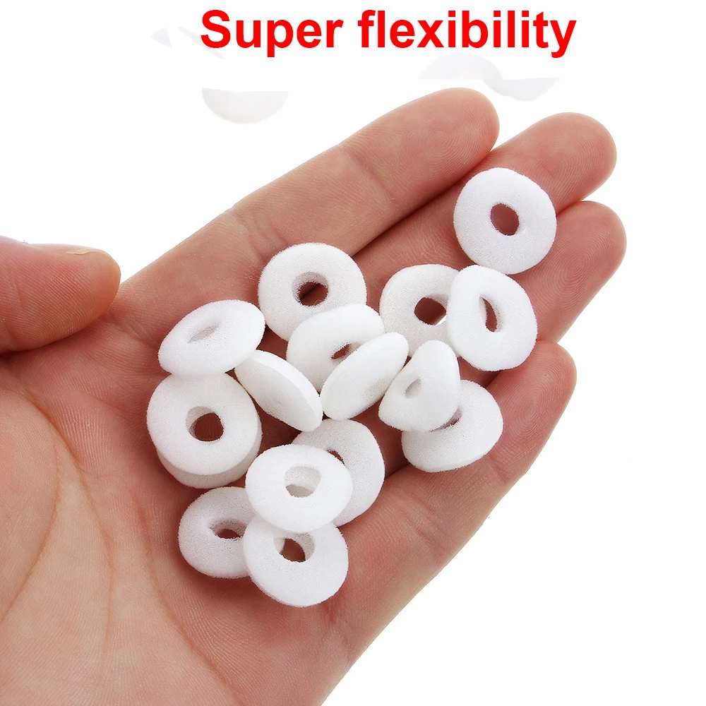 20 pairs 40 Pcs 15 mm Earbud Headphone Ear pads Soft Foam Replacement Sponge Covers Tips High Quality Sponge Earpad Airpods Case