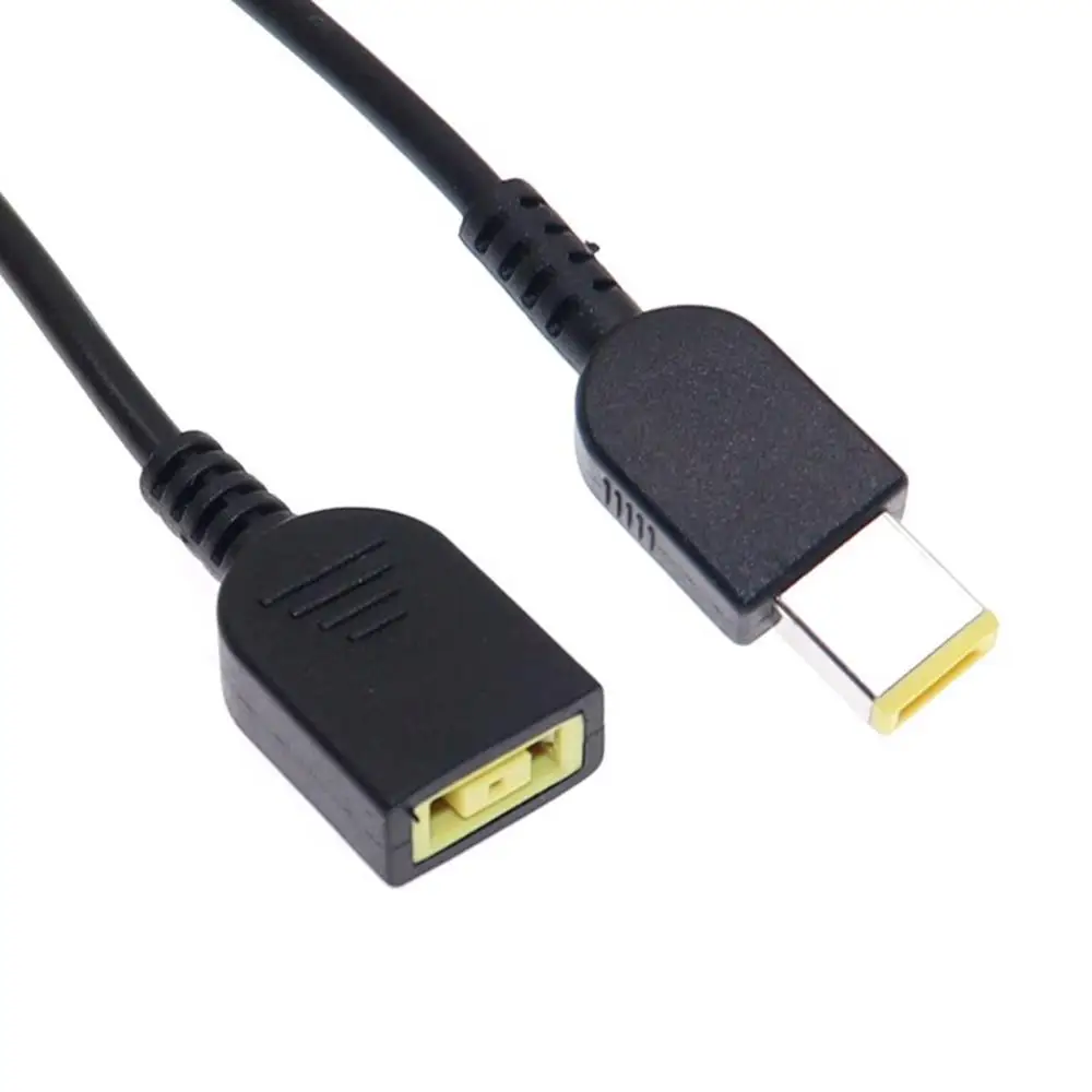 DC Square USB Plug Female To Male Power Adapter Converter Connector Cable Cord for Lenovo Thinkpad Charger Adapter